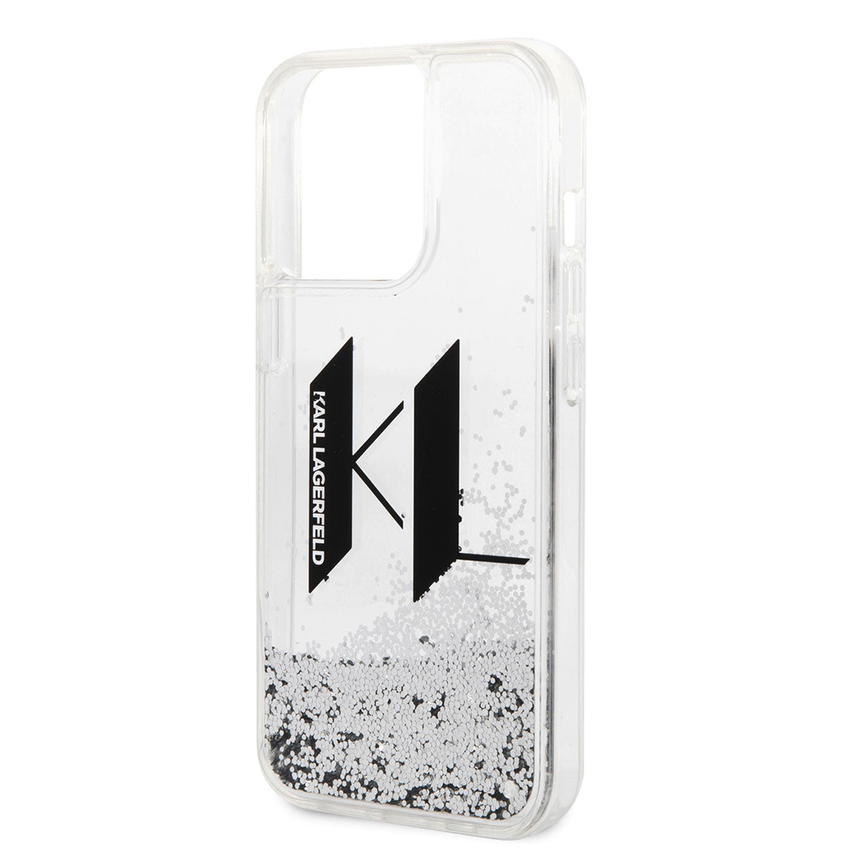 Karl Lagerfeld iPhone 14 Pro Kılıf Sıvılı Simli Dizayn Telefon Kılıfı - 2 Karl Lagerfeld iPhone 14 Pro Kılıf Sıvılı Simli Dizayn Telefon Kılıfı - 2